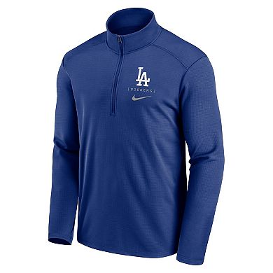 Men's Nike Royal Los Angeles Dodgers Franchise Logo Pacer Performance Half-Zip Top