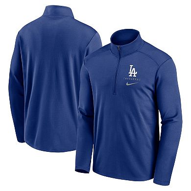 Men's Nike Royal Los Angeles Dodgers Franchise Logo Pacer Performance Half-Zip Top