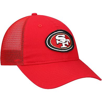 Men's New Era Scarlet San Francisco 49ers Game Day 9TWENTY Adjustable Trucker Hat