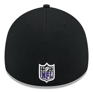 Men's New Era  Black Baltimore Ravens 2024 NFL Draft 39THIRTY Flex Hat