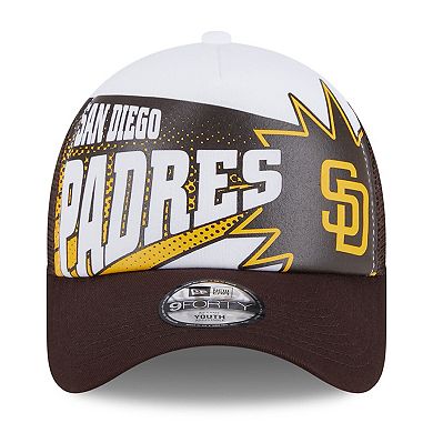 Youth New Era Brown San Diego Padres Boom 9FORTY Adjustable Hat