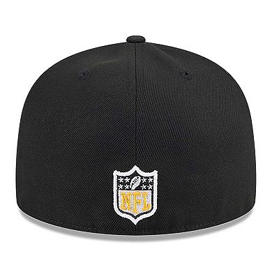 Men's New Era  Black Pittsburgh Steelers 2024 NFL Draft 59FIFTY Fitted Hat