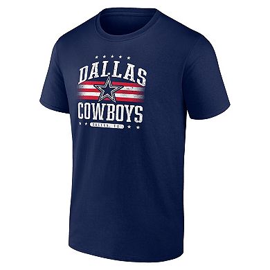 Men's Fanatics Navy Dallas Cowboys Americana T-Shirt