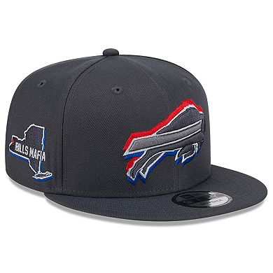 Youth New Era  Graphite Buffalo Bills 2024 NFL Draft 9FIFTY Snapback Hat