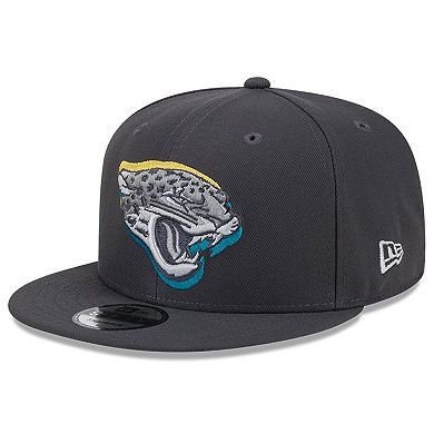 Youth New Era  Graphite Jacksonville Jaguars 2024 NFL Draft 9FIFTY Snapback Hat