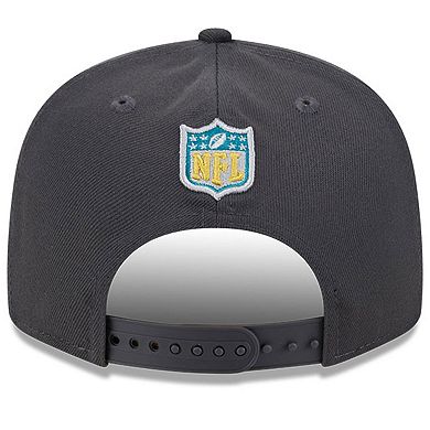 Youth New Era  Graphite Jacksonville Jaguars 2024 NFL Draft 9FIFTY Snapback Hat