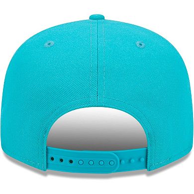 Men's New Era Aqua Miami Dolphins Independent 9FIFTY Snapback Hat