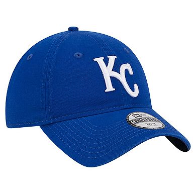 Youth New Era Royal Kansas City Royals Team Color 9TWENTY Adjustable Hat
