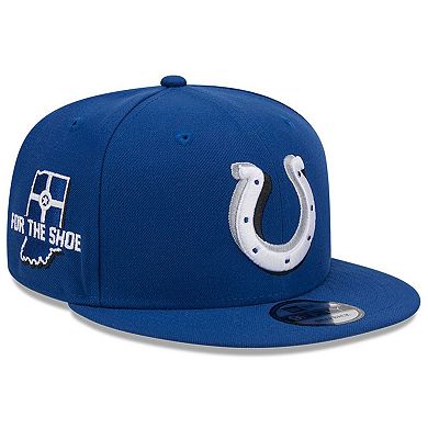 Men's New Era  Royal Indianapolis Colts 2024 NFL Draft 9FIFTY Snapback Hat