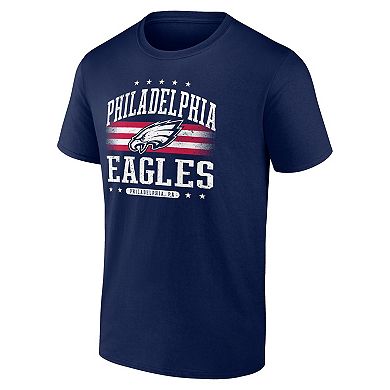 Men's Fanatics Branded  Navy Philadelphia Eagles Americana T-Shirt