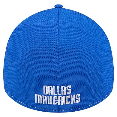 Men's New Era Heather Gray/Blue Dallas Mavericks Two-Tone 39THIRTY Flex Hat