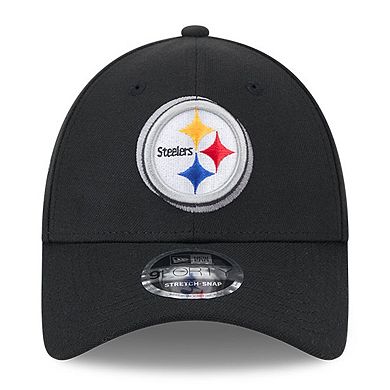 Men's New Era  Black Pittsburgh Steelers 2024 NFL Draft 9FORTY Adjustable Hat