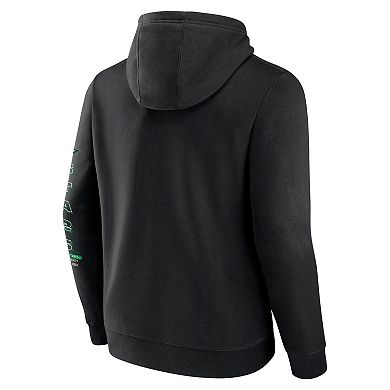 Men's Fanatics Black Dallas Stars Revolution Pullover Hoodie