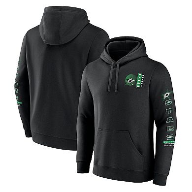 Men's Fanatics Black Dallas Stars Revolution Pullover Hoodie