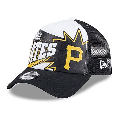 Youth New Era Black Pittsburgh Pirates Boom 9FORTY Adjustable Hat