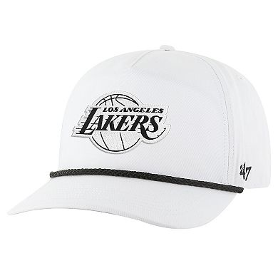 Men's '47 White Los Angeles Lakers Rope Hitch Adjustable Hat