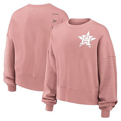 Women's Nike Pink Houston Astros Statement Pullover Sweatshirt