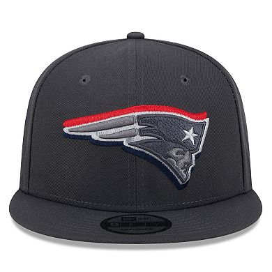 Men's New Era  Graphite New England Patriots 2024 NFL Draft 9FIFTY Snapback Hat