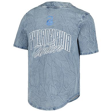 Unisex The Wild Collective Blue Philadelphia Union Denim Button-Up Shirt