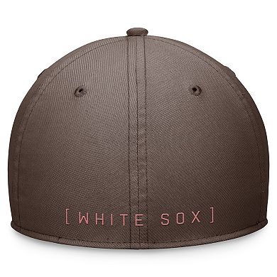 Men's Nike Brown Chicago White Sox Statement Ironstone Performance SwooshFlex Hat