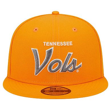 Men's New Era Tennessee Orange Tennessee Volunteers Team Script 9FIFTY Snapback Hat