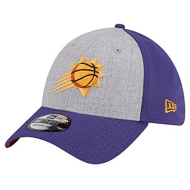 Men's New Era Heather Gray/Purple Phoenix Suns Two-Tone 39THIRTY Flex Hat