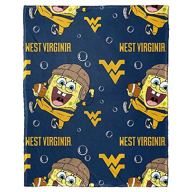 The Northwest Group West Virginia Mountaineers Spongebob Squarepants Hugger Blanket