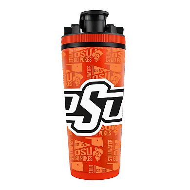 WinCraft Oklahoma State Cowboys 26oz. 4D Stainless Steel Ice Shaker Bottle