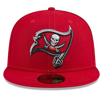 Men's New Era  Red Tampa Bay Buccaneers 2024 NFL Draft 59FIFTY Fitted Hat