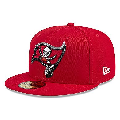 Men's New Era  Red Tampa Bay Buccaneers 2024 NFL Draft 59FIFTY Fitted Hat