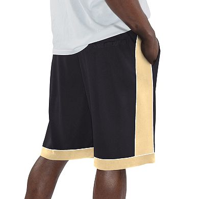 Men's Starter Black/Gold New Orleans Saints Vintage Fan Favorite Shorts
