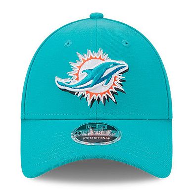 Men's New Era  Aqua Miami Dolphins 2024 NFL Draft 9FORTY Adjustable Hat
