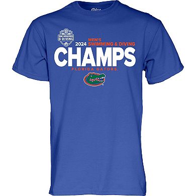 Unisex Blue 84 Royal Florida Gators 2024 SEC Men's Swimming & Diving Champions T-Shirt