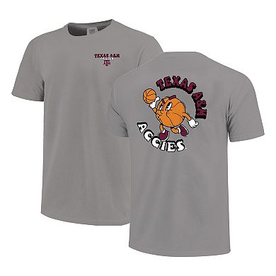 Youth Gray Texas A&M Aggies Comfort Colors Basketball T-Shirt