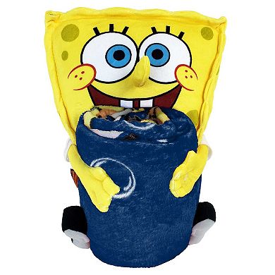 The Northwest Group Michigan Wolverines Spongebob Squarepants Hugger Blanket