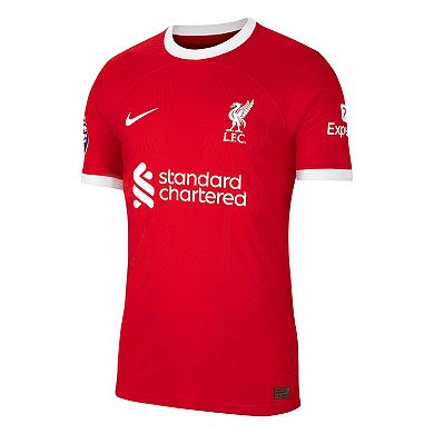 Men's Nike Wataru EndÅ Red Liverpool 2023/24 Home Match Authentic Player Jersey