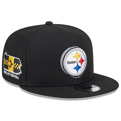 Men's New Era  Black Pittsburgh Steelers 2024 NFL Draft 9FIFTY Snapback Hat