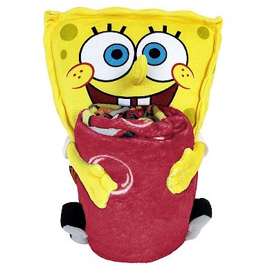 The Northwest Group Arkansas Razorbacks Spongebob Squarepants Hugger Blanket