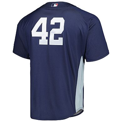 Men's Mitchell & Ness Mariano Rivera Navy New York Yankees Cooperstown Collection 2009 Batting Practice Jersey