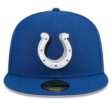 Men's New Era  Royal Indianapolis Colts 2024 NFL Draft 59FIFTY Fitted Hat