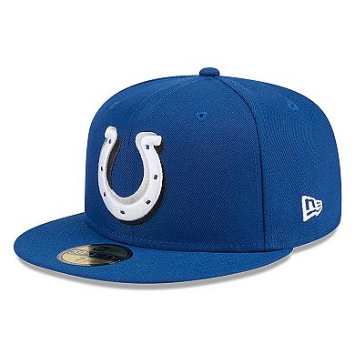 Men's New Era  Royal Indianapolis Colts 2024 NFL Draft 59FIFTY Fitted Hat