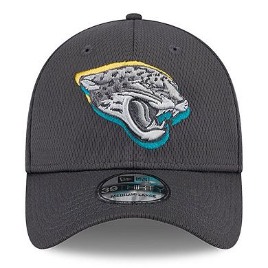 Men's New Era  Graphite Jacksonville Jaguars 2024 NFL Draft 39THIRTY Flex Hat