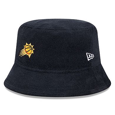 Men's New Era Black Phoenix Suns Court Sport Terry Bucket Hat
