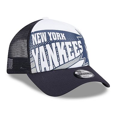 Youth New Era Navy New York Yankees Boom 9FORTY Adjustable Hat