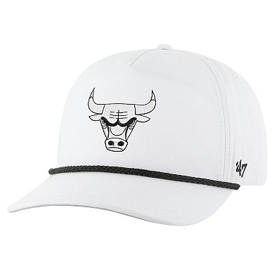 Men's '47 White Chicago Bulls Rope Hitch Adjustable Hat