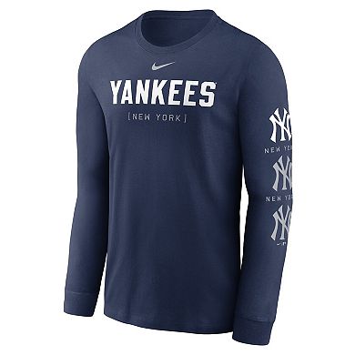 Men's Nike Navy New York Yankees Repeater Long Sleeve T-Shirt