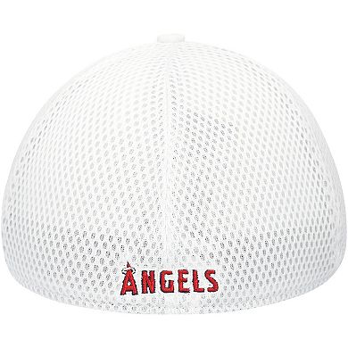 Men's New Era White Los Angeles Angels REPREVEÂ Neo 39THIRTY Flex Hat