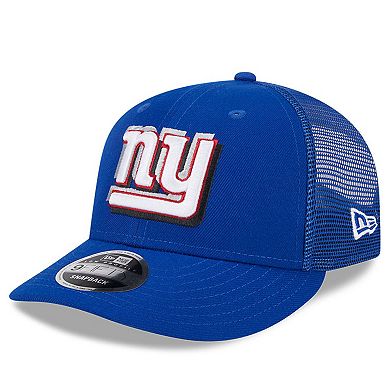 Men's New Era  Royal New York Giants 2024 NFL Draft Low Profile Trucker 9FIFTY Adjustable Hat