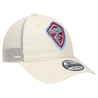 Men's New Era Tan Colorado Rapids Game Day 9TWENTY Adjustable Trucker Hat
