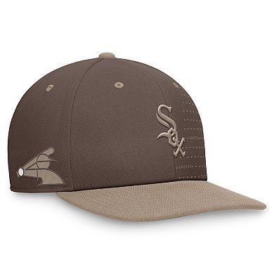 Men's Nike Brown Chicago White Sox Statement Ironstone Pro Performance Snapback Hat